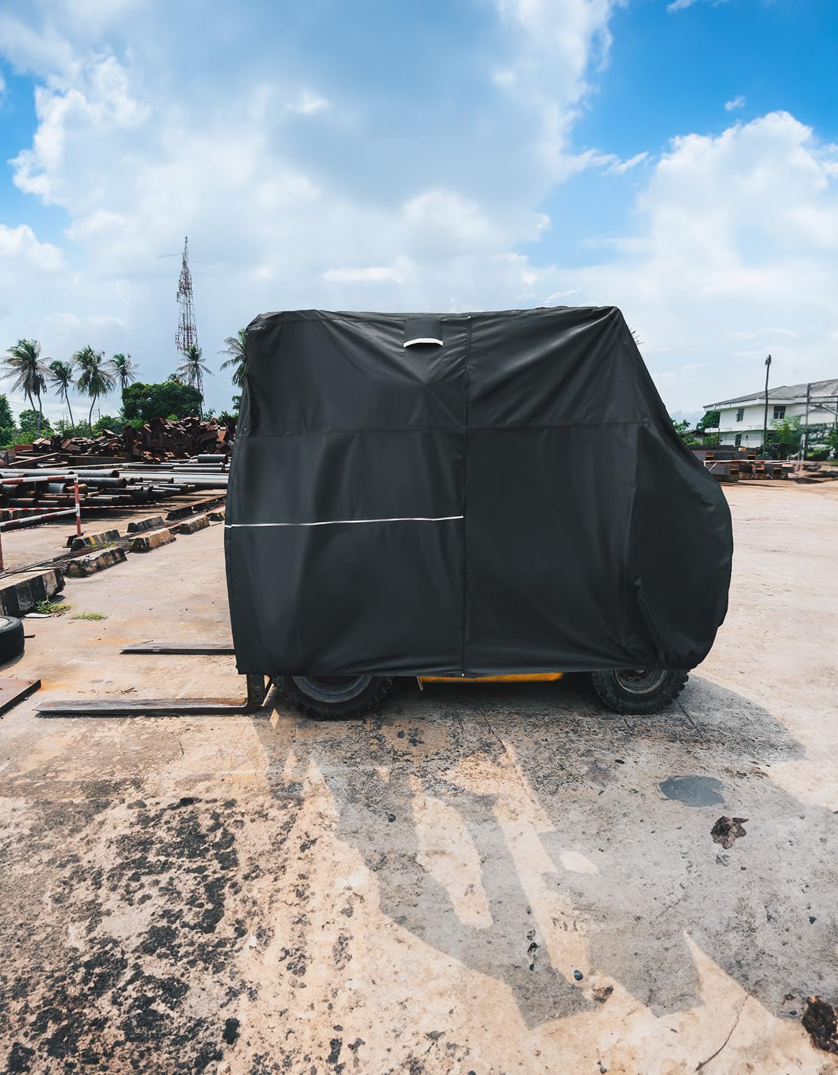 Photo of Kemimoto Forklift Storage Cover Side Zippered Hatch Heavy Duty 420D Oxford by Kemimoto - Premium for UTVs / Side by Sides