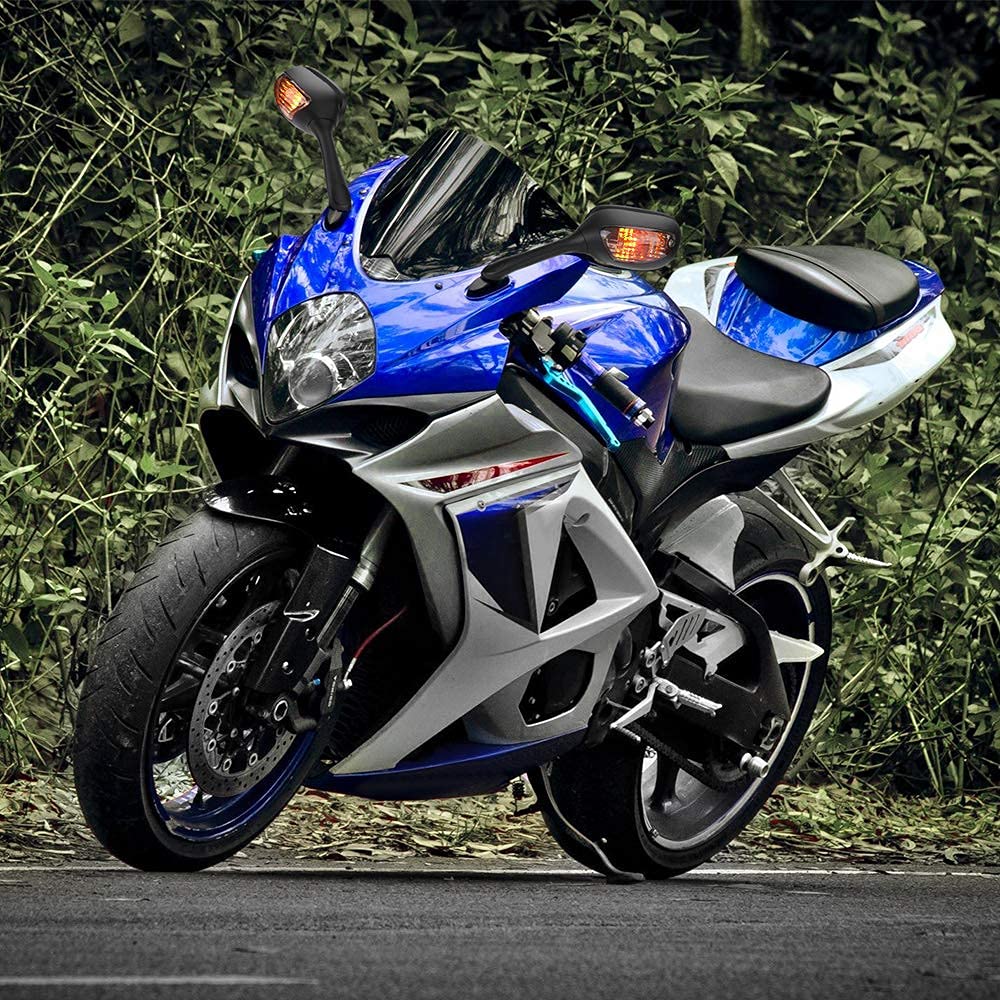 Photo of Motorcycle Turn Signal Mirror for GSXR 600 750 by Kemimoto - Premium for UTVs / Side by Sides