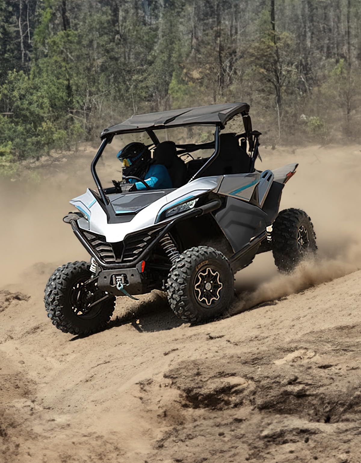 Photo of Plastic Lower Doors Inserts for CFMOTO ZForce 950 by Kemimoto - Premium for UTVs / Side by Sides