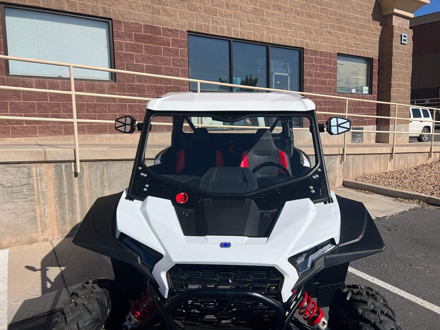Photo of POLARIS RZR XP1000 FRONT WINDSHIELD 2024+ by Dirt Warrior Accessories - Premium Windshields for UTVs / Side by Sides
