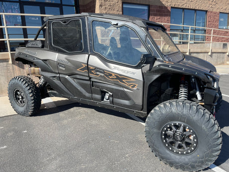 Photo of KAWASAKI Teryx KRX 1000 4-SEAT Cab Enclosure "THE VAULT" Upper Side Doors & Panels (Patent Pending) by Dirt Warrior Accessories - Premium VAULT for UTVs / Side by Sides