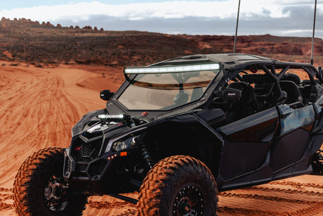 Photo of CANAM X3 FRONT WINDSHIELD 2016+ by Dirt Warrior Accessories - Premium WINDSHIELD for UTVs / Side by Sides