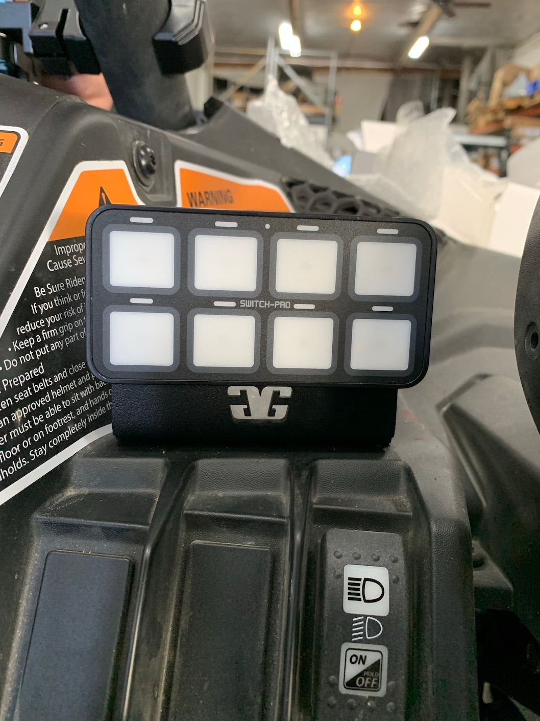 Can-Am X3 Switch Pros Dash Mount - Made in USA
