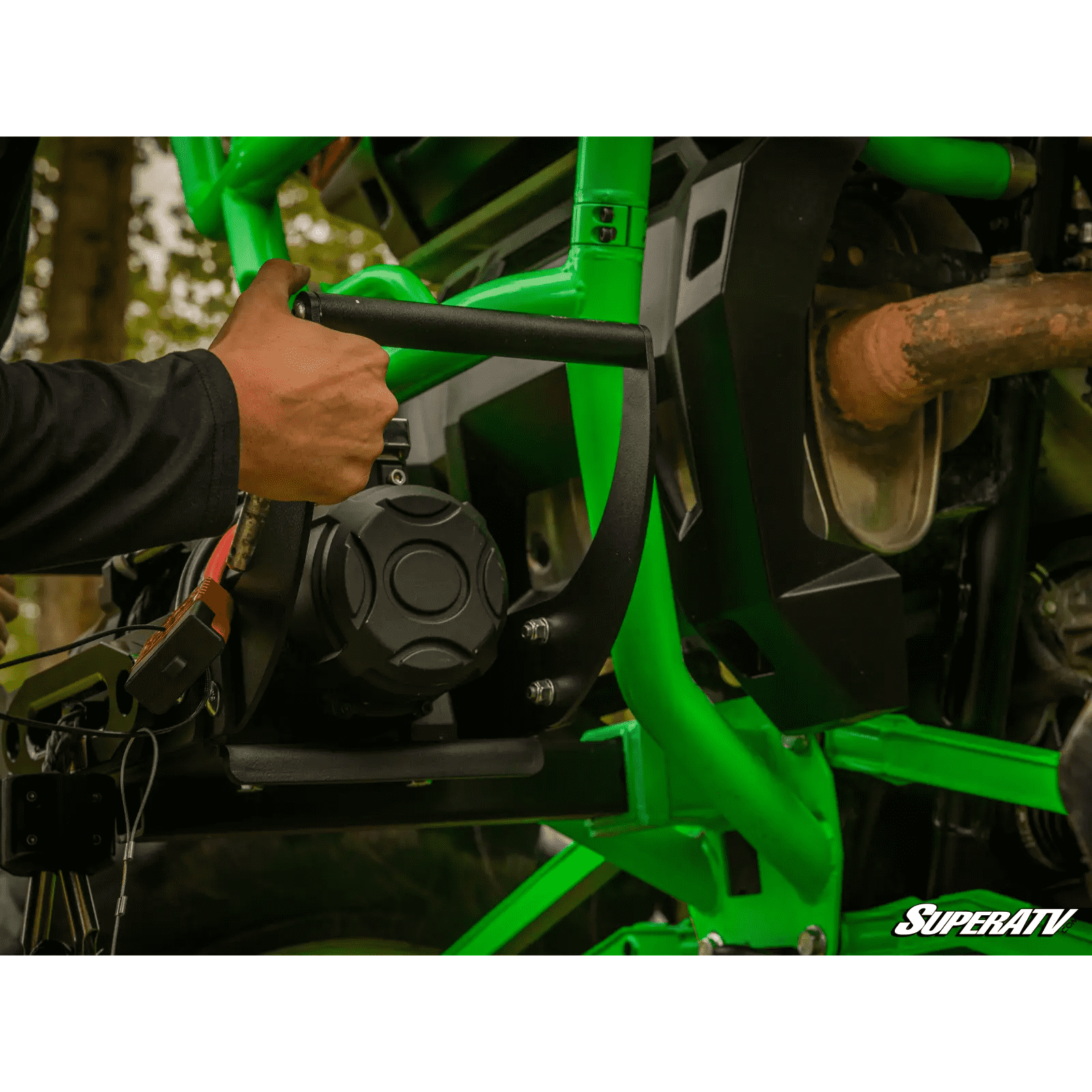 Photo of 12,000 LB Winch Reciever Mount by SuperATV - Premium Winches & Winch Mounts for UTVs / Side by Sides