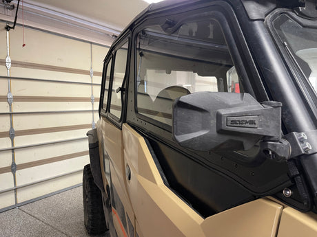 Photo of POLARIS GENERAL 4-SEAT Cab Enclosure "THE VAULT" 2016+ Upper Side Doors & Panels (Patent Pending) by Dirt Warrior Accessories - Premium VAULT for UTVs / Side by Sides