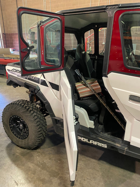 Photo of POLARIS GENERAL 4-SEAT Cab Enclosure "THE VAULT" 2016+ Upper Side Doors & Panels (Patent Pending) by Dirt Warrior Accessories - Premium VAULT for UTVs / Side by Sides