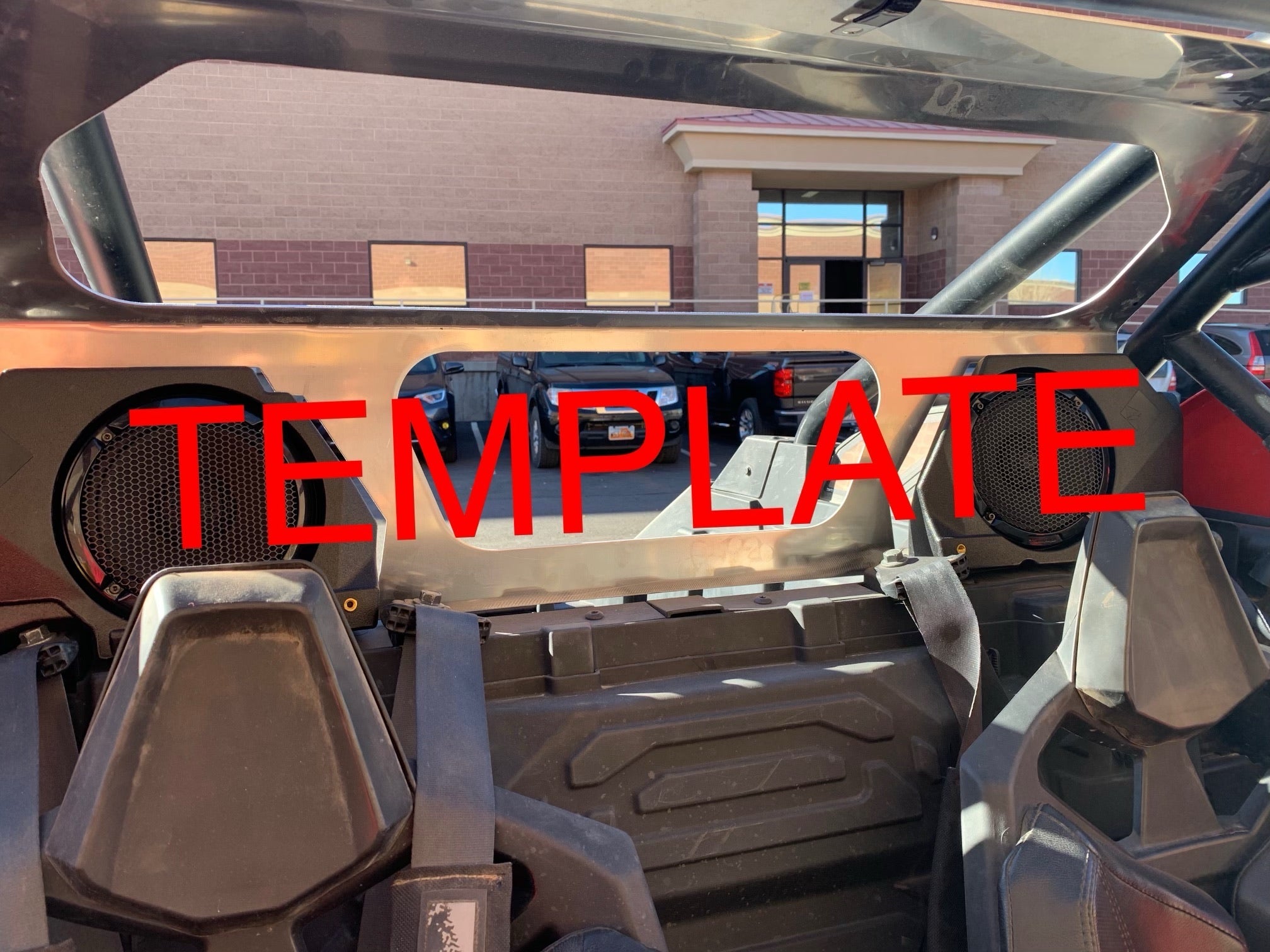 Photo of POLARIS RZR PRO XP / TURBO R REAR WINDSHIELD TO FIT WITH W/ROCKFORD FOSGATE SYSTEM 2020-24 by Dirt Warrior Accessories - Premium WINDSHIELD for UTVs / Side by Sides