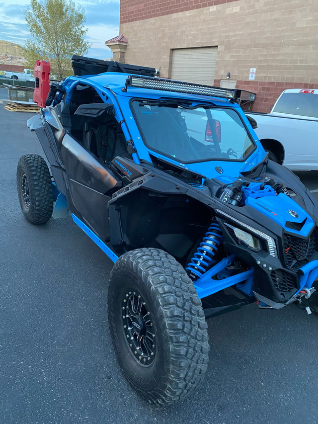 Photo of CANAM X3 RC FRONT WINDSHIELD 2018+ by Dirt Warrior Accessories - Premium Windshields for UTVs / Side by Sides