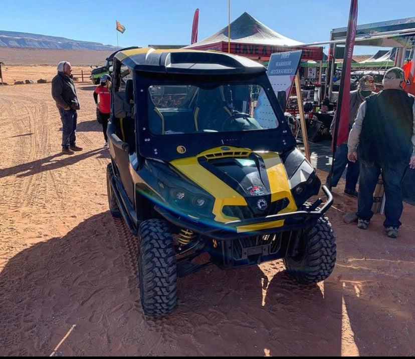 Photo of CANAM COMMANDER FRONT WINDSHIELD 2010-2020 by Dirt Warrior Accessories - Premium WINDSHIELD for UTVs / Side by Sides