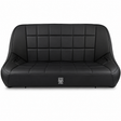 48-inch black Baja UTV bench seat shown from the front