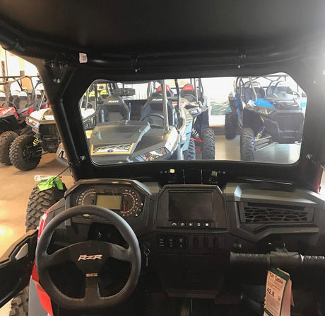 Photo of POLARIS RZR TURBO S FRONT WINDSHIELD 2018+ by Dirt Warrior Accessories - Premium Windshields for UTVs / Side by Sides