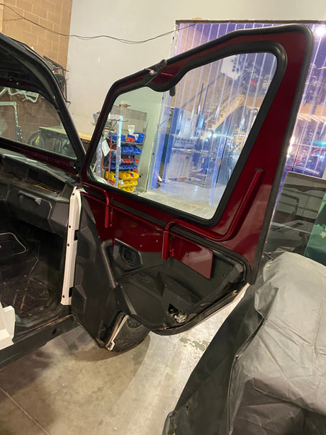 Photo of POLARIS GENERAL 4-SEAT Cab Enclosure "THE VAULT" 2016+ Upper Side Doors & Panels (Patent Pending) by Dirt Warrior Accessories - Premium VAULT for UTVs / Side by Sides