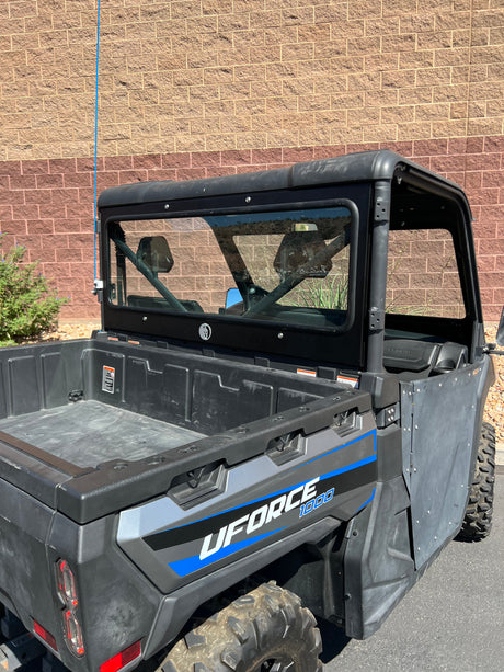 Photo of CF MOTO U Force 1000 REAR WINDSHIELD 2019+ by Dirt Warrior Accessories - Premium WINDSHIELD for UTVs / Side by Sides