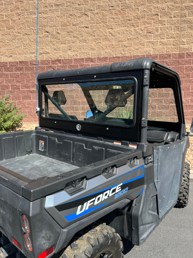 Photo of CF MOTO U Force 1000 REAR WINDSHIELD 2019+ by Dirt Warrior Accessories - Premium WINDSHIELD for UTVs / Side by Sides