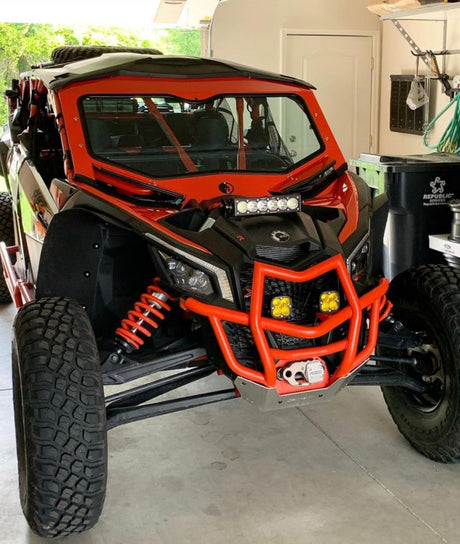 Photo of CANAM X3 RC FRONT WINDSHIELD 2018+ by Dirt Warrior Accessories - Premium WINDSHIELD for UTVs / Side by Sides