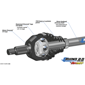 Can Am Commander Rhino 2.0 Heavy Duty Axle