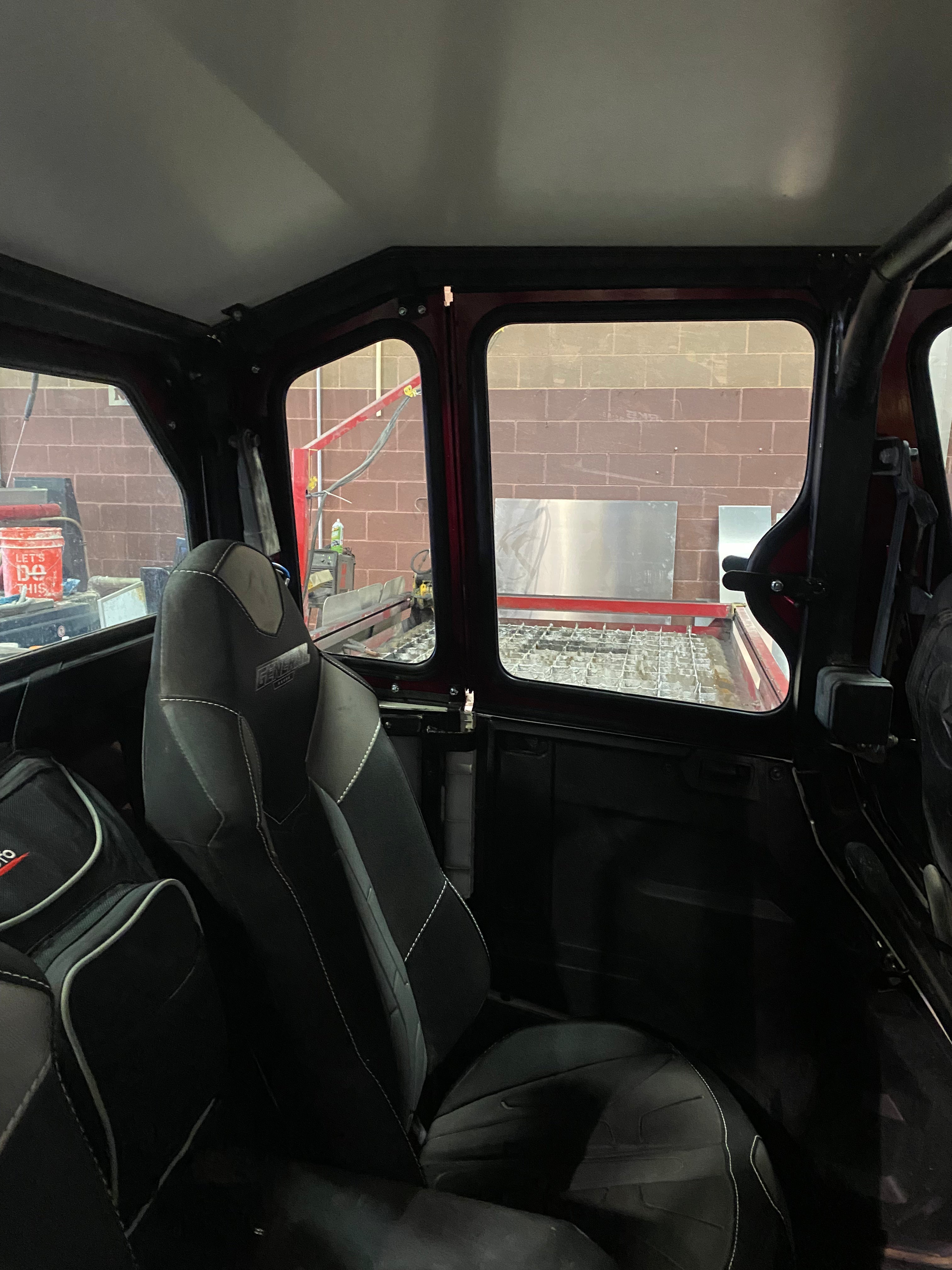 Photo of POLARIS GENERAL 4-SEAT Cab Enclosure "THE VAULT" 2016+ Upper Side Doors & Panels (Patent Pending) by Dirt Warrior Accessories - Premium VAULT for UTVs / Side by Sides