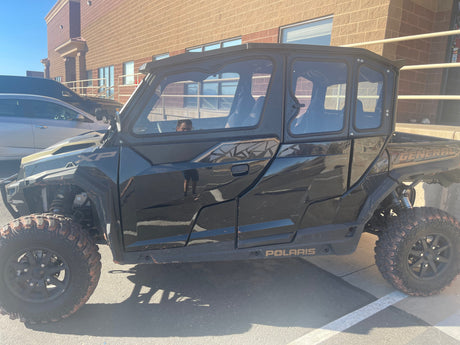 Photo of POLARIS GENERAL 4-SEAT Cab Enclosure "THE VAULT" 2016+ Upper Side Doors & Panels (Patent Pending) by Dirt Warrior Accessories - Premium VAULT for UTVs / Side by Sides