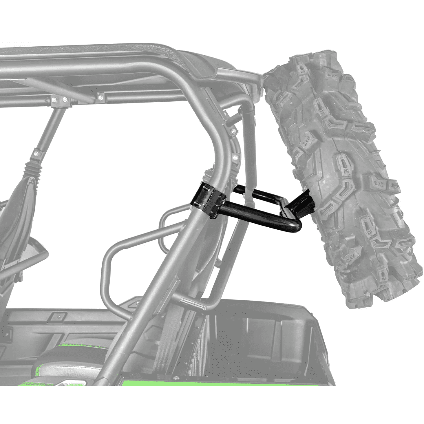 Photo of Kawasaki Teryx 4 Spare Tire Carrier by SuperATV - Premium Storage for UTVs / Side by Sides
