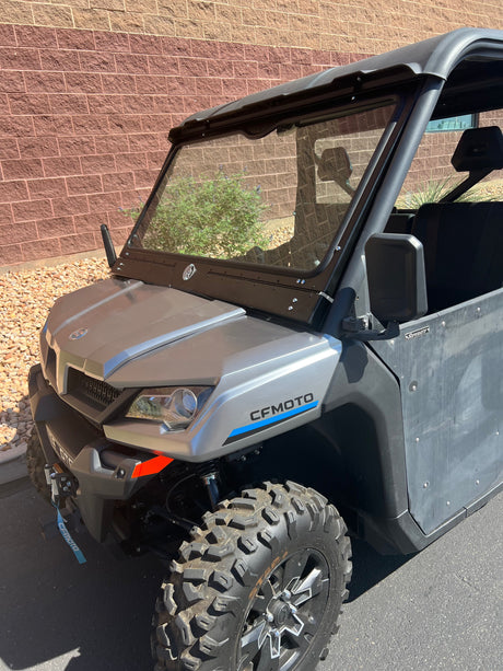 Photo of CF MOTO U FORCE 1000 FRONT WINDSHIELD 2019+ by Dirt Warrior Accessories - Premium WINDSHIELD for UTVs / Side by Sides