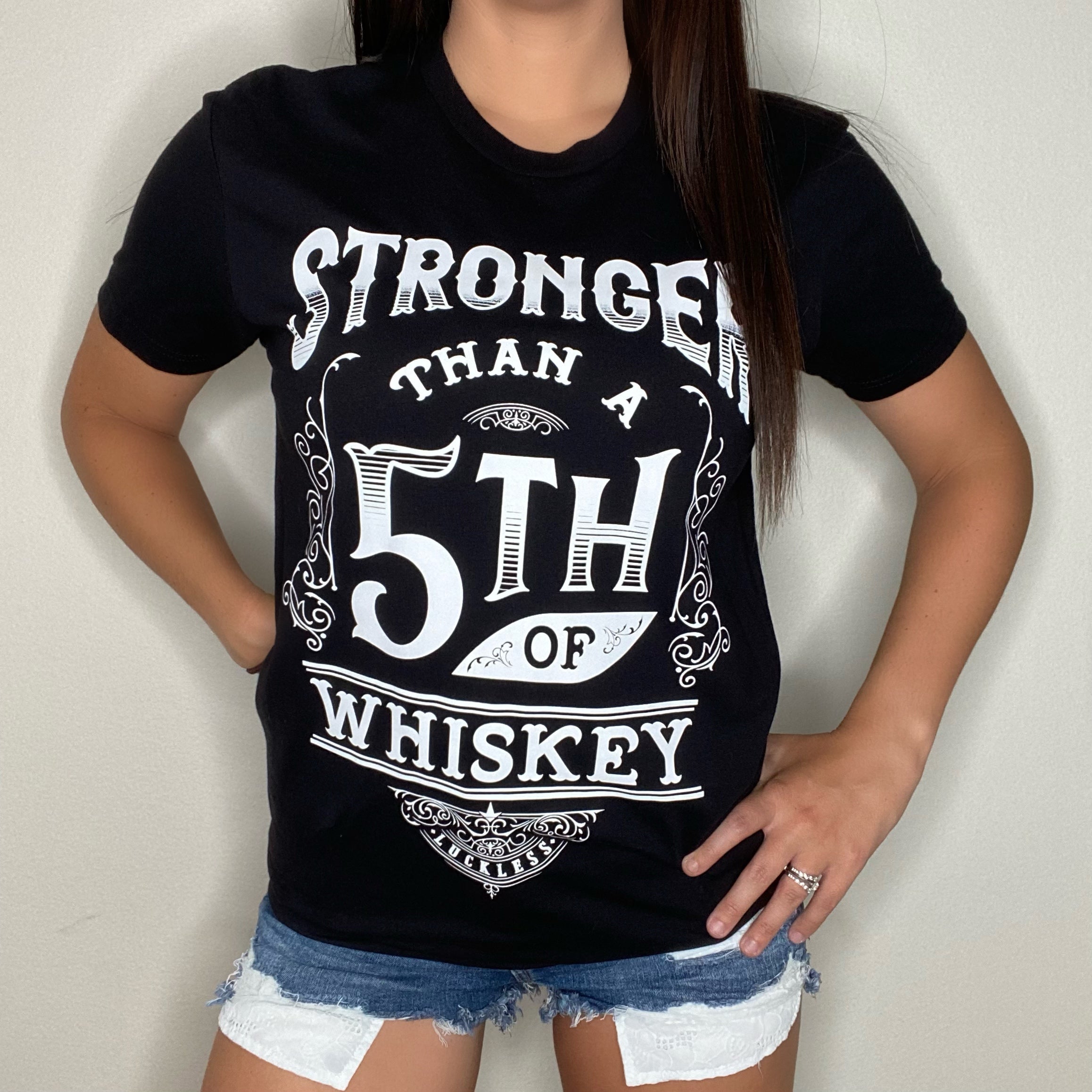 Photo of Stronger than a 5th of Whiskey ( Multiple Styles ) by Luckless Outfitters - Premium for UTVs / Side by Sides