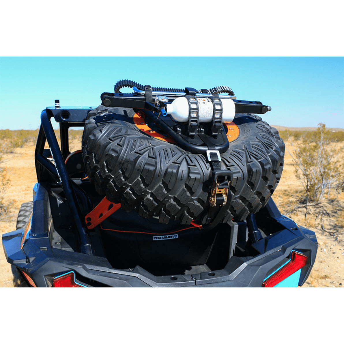 Photo of QuickShot Universal Spare Tire and Accessory Mount by Pro Armor - Premium Storage for UTVs / Side by Sides