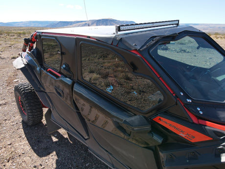 Photo of CANAM X3 4-SEAT Cab Enclosure "THE VAULT" Upper Side Doors & Panels (patent pending) by Dirt Warrior Accessories - Premium VAULT for UTVs / Side by Sides