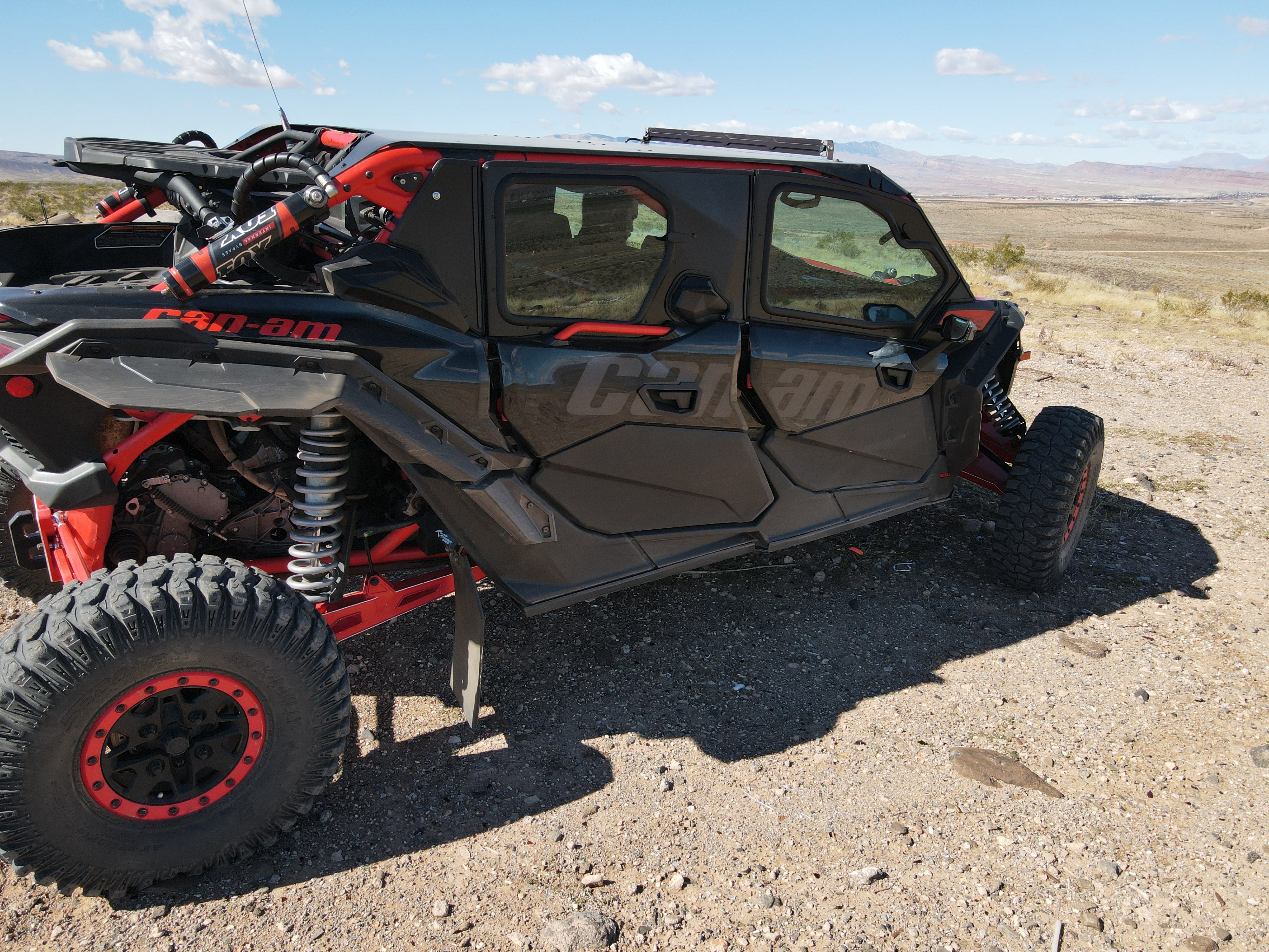Photo of CANAM X3 4-SEAT Cab Enclosure "THE VAULT" Upper Side Doors & Panels (patent pending) by Dirt Warrior Accessories - Premium VAULT for UTVs / Side by Sides
