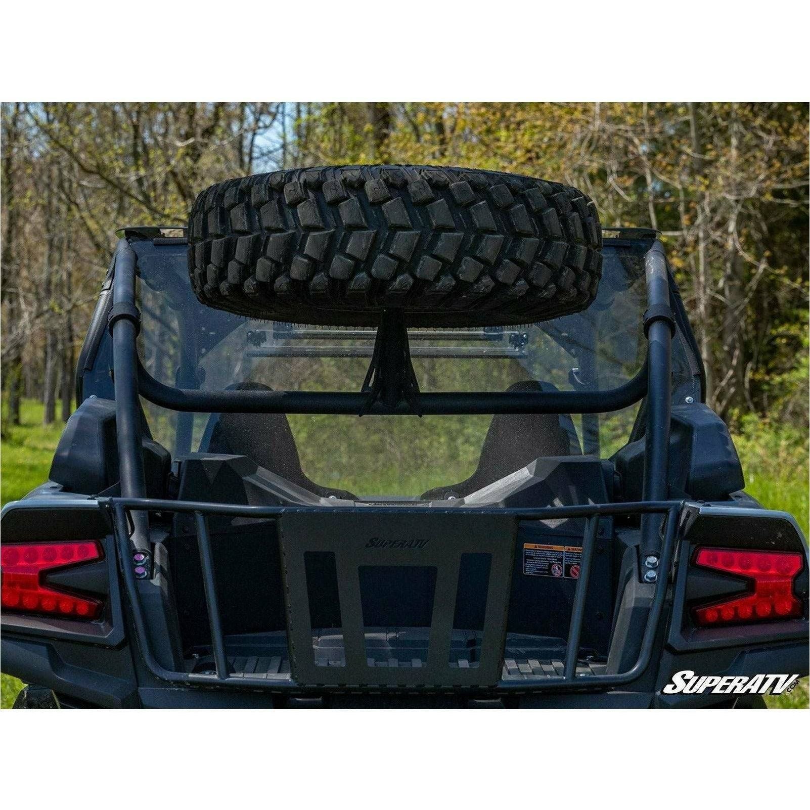 Photo of Kawasaki KRX Spare Tire Carrier by SuperATV - Premium Storage for UTVs / Side by Sides