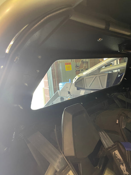 Photo of POLARIS RZR PRO R REAR WINDSHIELD 2022-24 by Dirt Warrior Accessories - Premium WINDSHIELD for UTVs / Side by Sides