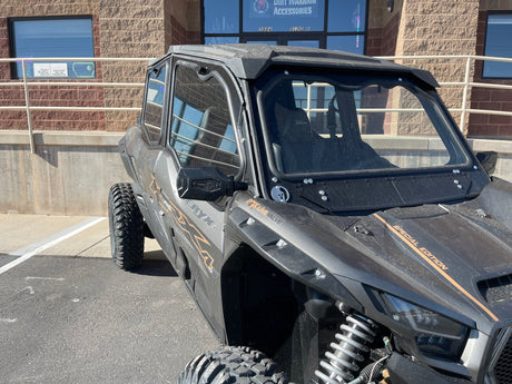 Photo of KAWASAKI Teryx KRX 1000 4-SEAT Cab Enclosure "THE VAULT" Upper Side Doors & Panels (Patent Pending) by Dirt Warrior Accessories - Premium VAULT for UTVs / Side by Sides