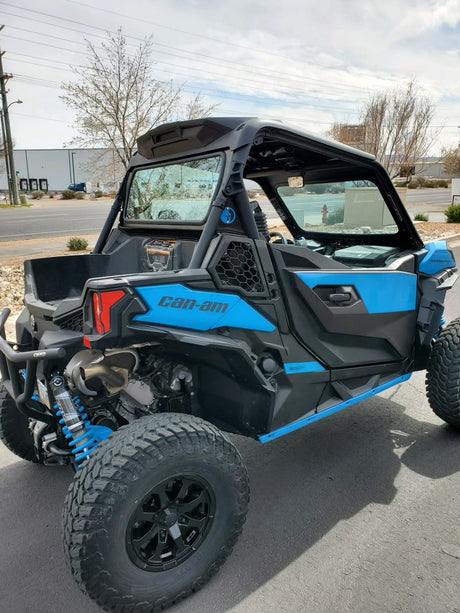 Photo of CANAM MAVERICK SPORT/TRAIL REAR WINDSHIELD 2018+ 2-SEAT by Dirt Warrior Accessories - Premium WINDSHIELD for UTVs / Side by Sides