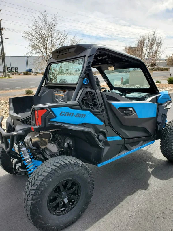 Photo of Can-Am Maverick Trail / Sport Rear Windshield (2018+) by Dirt Warrior Accessories - Premium Windshields for UTVs / Side by Sides