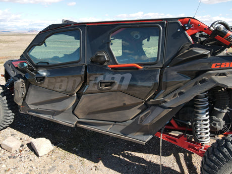 Photo of CANAM X3 4-SEAT Cab Enclosure "THE VAULT" Upper Side Doors & Panels (patent pending) by Dirt Warrior Accessories - Premium VAULT for UTVs / Side by Sides