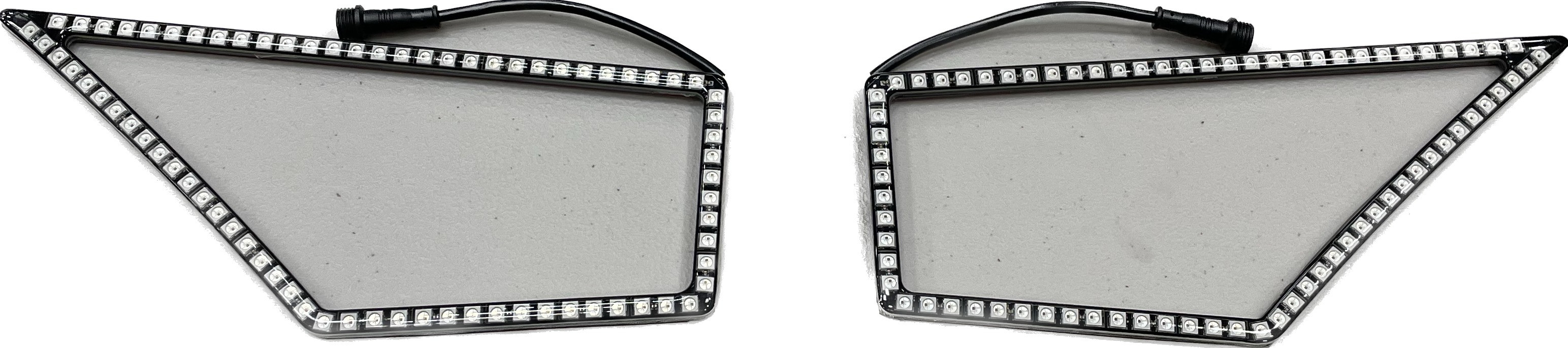 Photo of 187 Style Kawasaki KRX Halos w/ Control Harness by 5150 Whips Inc. - Premium HALO/FANG for UTVs / Side by Sides