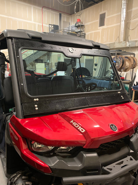 Photo of CANAM DEFENDER FRONT WINDSHIELD 2015+ by Dirt Warrior Accessories - Premium WINDSHIELD for UTVs / Side by Sides