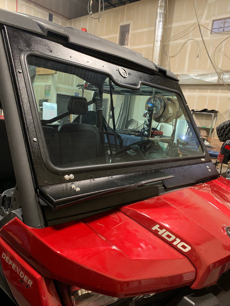 Photo of CANAM DEFENDER FRONT WINDSHIELD 2015+ by Dirt Warrior Accessories - Premium WINDSHIELD for UTVs / Side by Sides