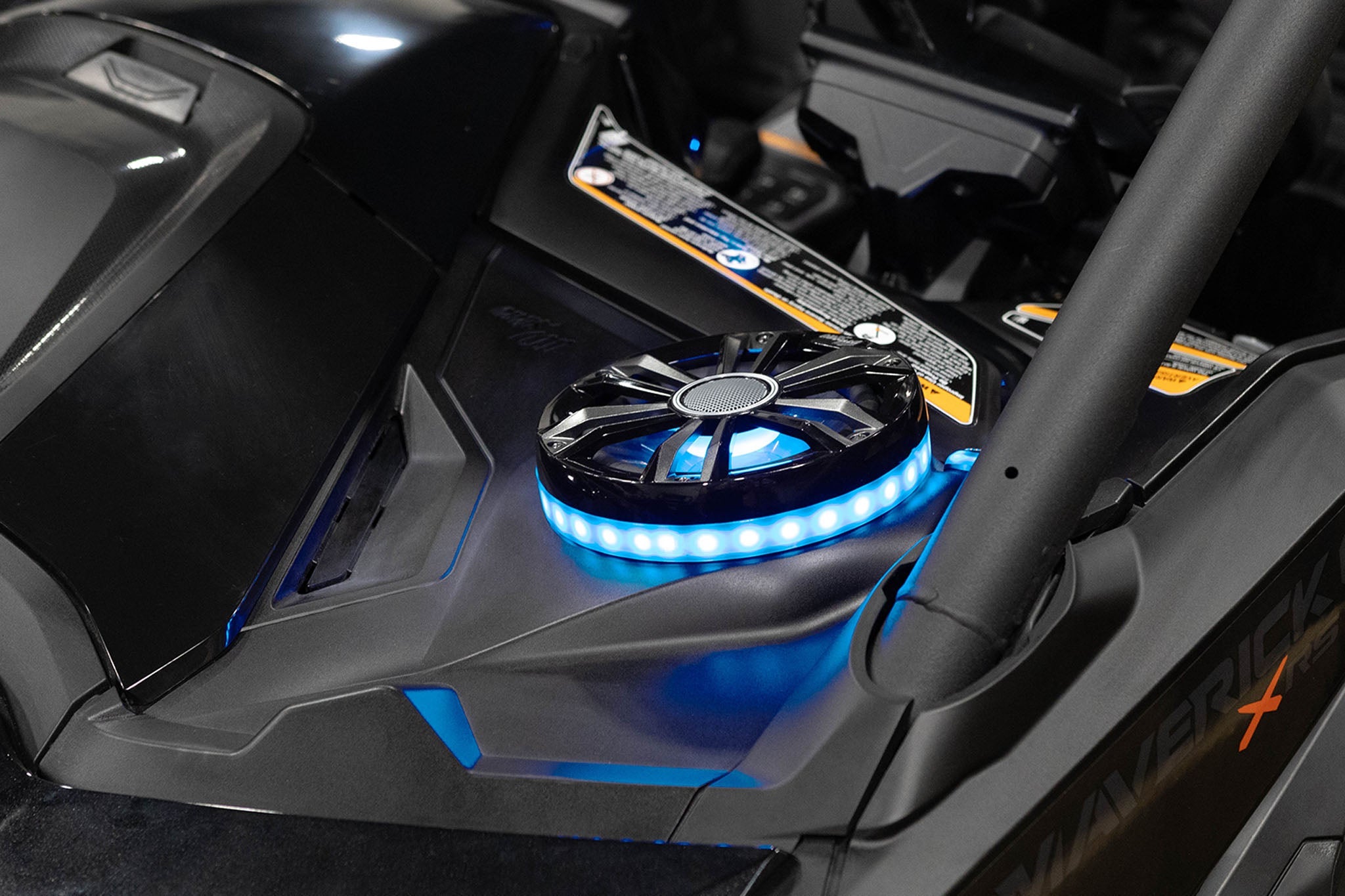 UTV Stereo - Can-Am Maverick R 6.5" Dash Panel Speaker Mounts | UTVS-R-DP65