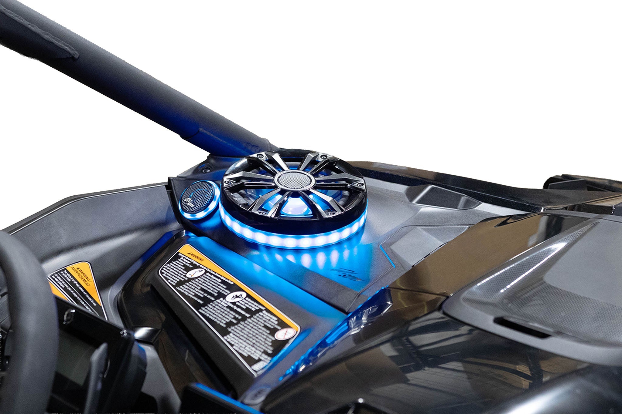 UTV Stereo - Can-Am Maverick R 6.5" Dash Panel Speaker Mounts | UTVS-R-DP65