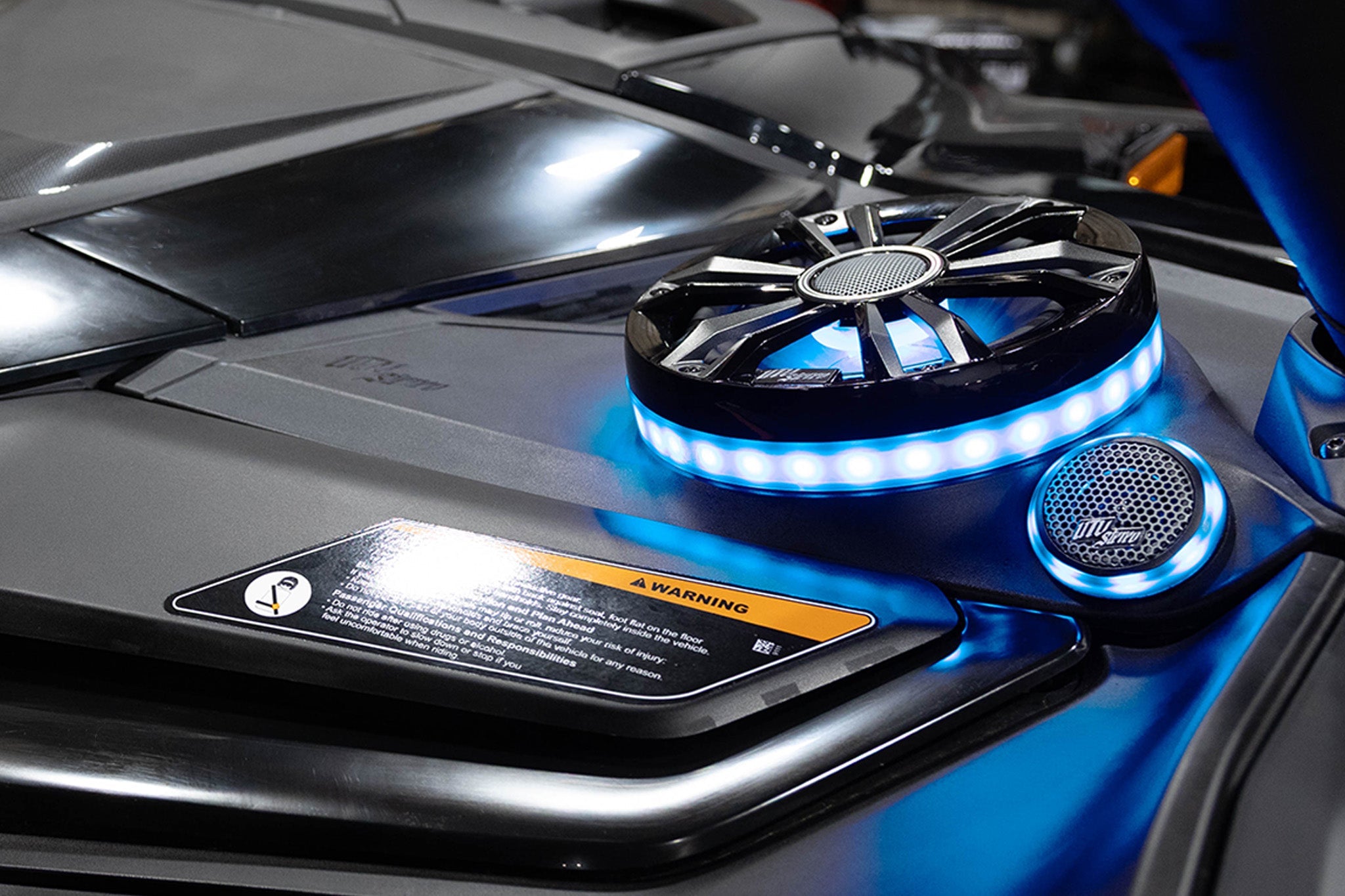 UTV Stereo - Can-Am Maverick R 6.5" Dash Panel Speaker Mounts | UTVS-R-DP65