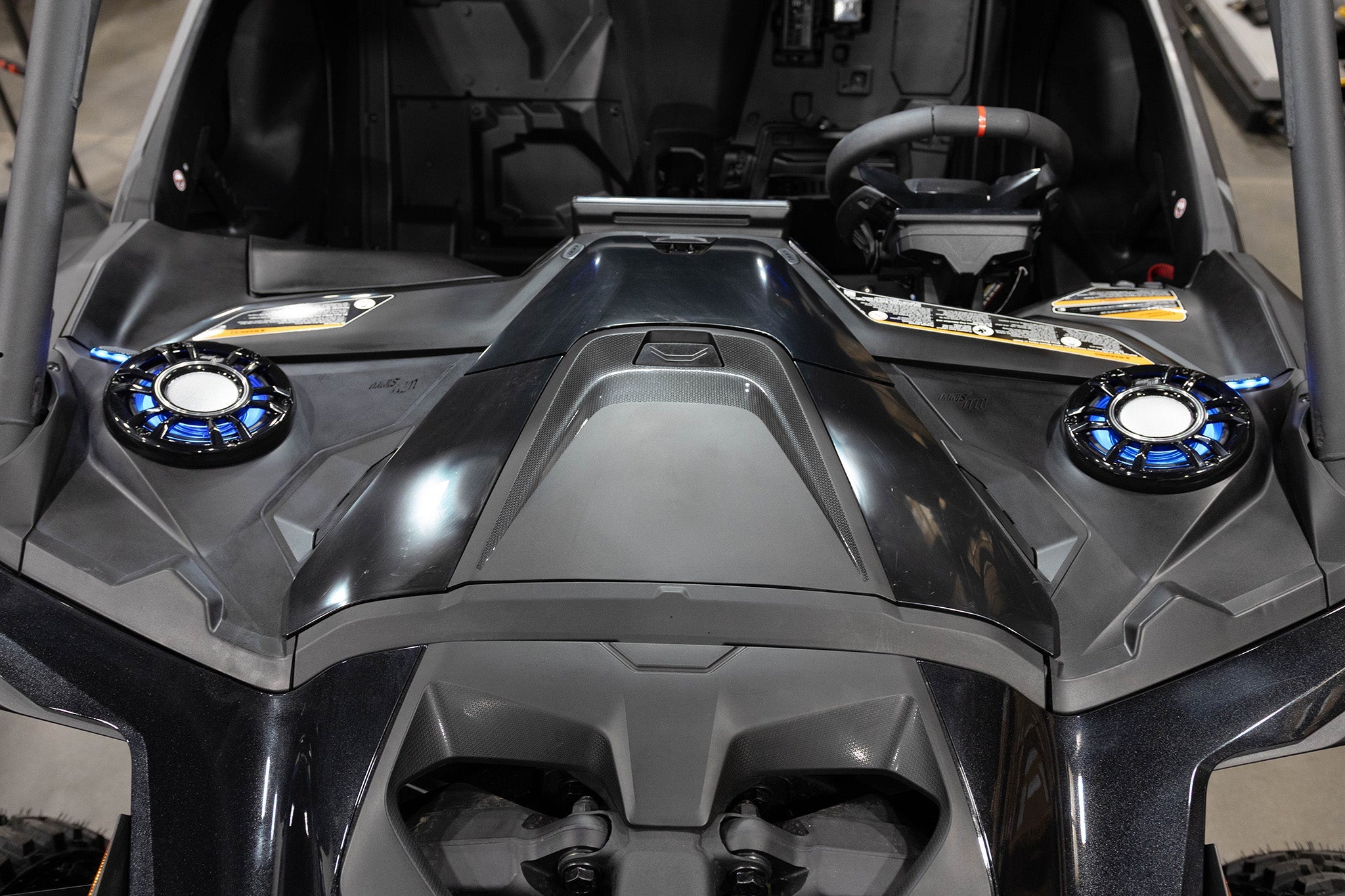 UTV Stereo - Can-Am Maverick R 6.5" Dash Panel Speaker Mounts | UTVS-R-DP65