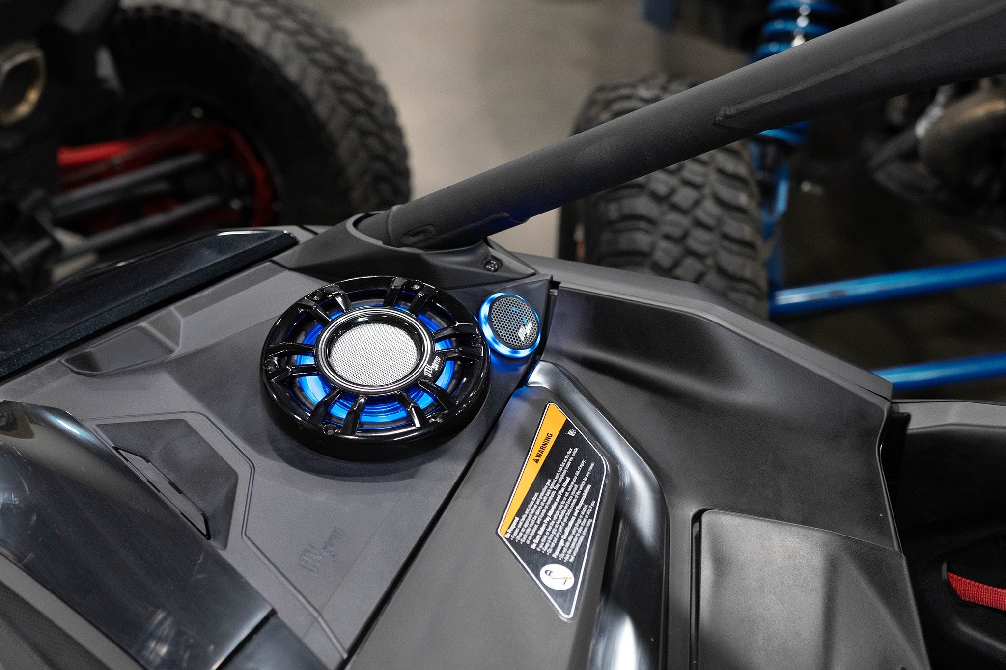 UTV Stereo - Can-Am Maverick R 6.5" Dash Panel Speaker Mounts | UTVS-R-DP65