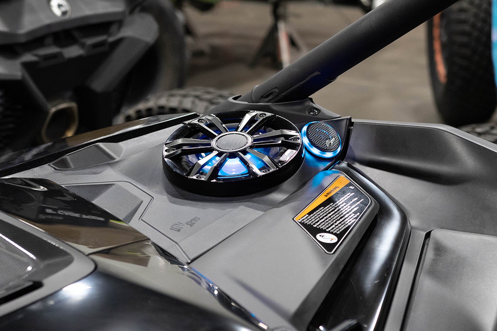 UTV Stereo - Can-Am Maverick R 6.5" Dash Panel Speaker Mounts | UTVS-R-DP65