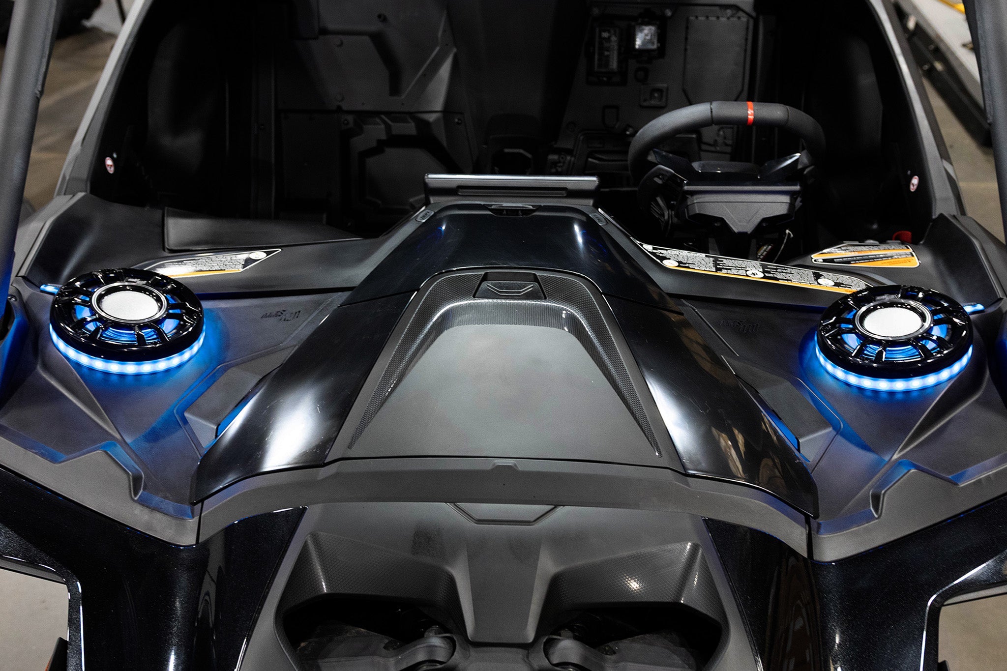 UTV Stereo - Can-Am Maverick R 6.5" Dash Panel Speaker Mounts | UTVS-R-DP65