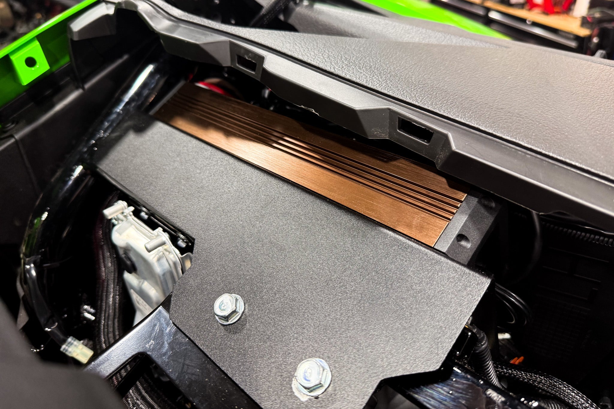 Photo of Kawasaki® Teryx H2 Gauge Amplifier Mount | UTVS-H2-AMPMT-GAUGE by UTV Stereo - Premium for UTVs / Side by Sides