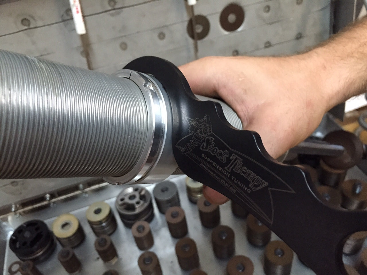 Photo of Cross Over and Pre-Load Spanner Wrench by Shock Therapy - Premium for UTVs / Side by Sides