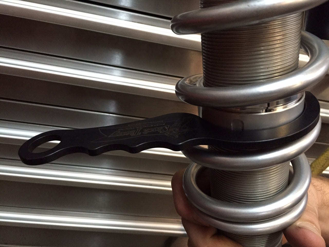 Photo of Cross Over and Pre-Load Spanner Wrench by Shock Therapy - Premium for UTVs / Side by Sides