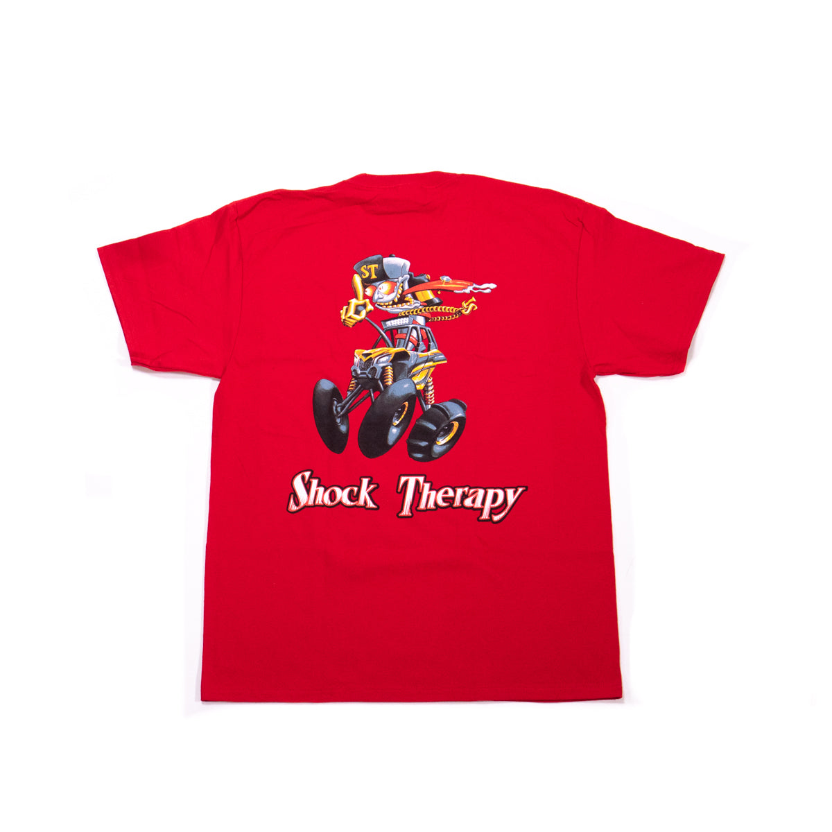 Photo of Shock Therapy Men's T-Shirt - Gold Fink Logo by Shock Therapy - Premium for UTVs / Side by Sides