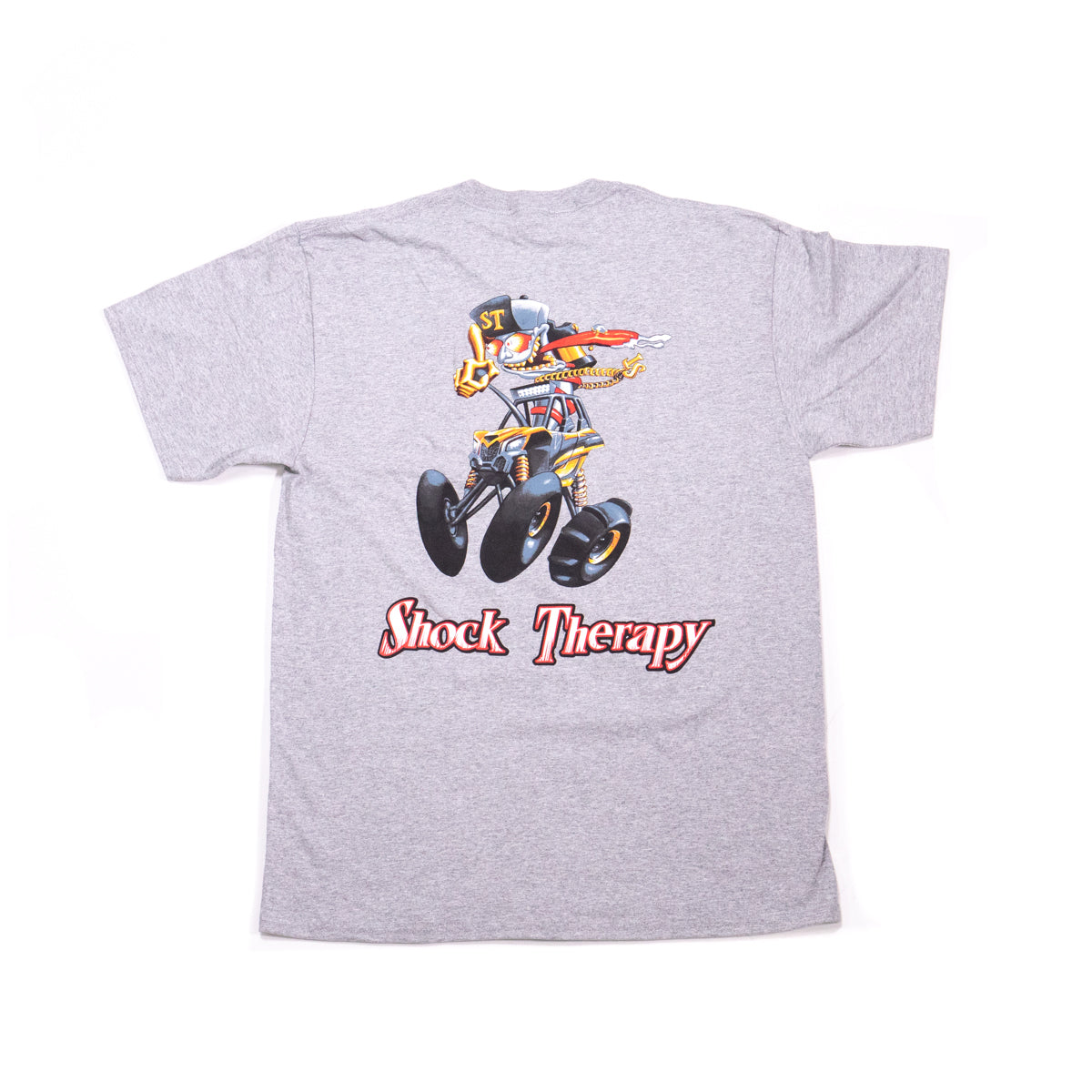 Photo of Shock Therapy Men's T-Shirt - Gold Fink Logo by Shock Therapy - Premium for UTVs / Side by Sides