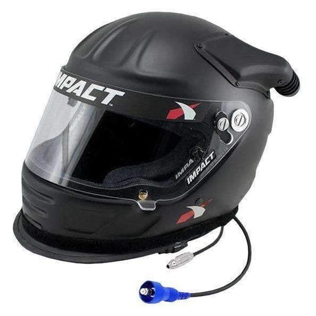Photo of Impact RACE Offset Air Draft OS20 Helmet With OFFROAD Wired Helmet Kit by Rugged Radios - Premium for UTVs / Side by Sides